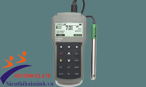 Máy đo pH và nhiệt độ cầm tay Hanna HI98190