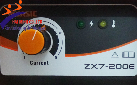 Núm điều chỉnh dòng hàn của máy hàn điện tử JASIC ZX7 200E