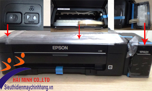 Cấu tạo và phím chức năng của máy in phun màu Epson L310 chính hãng