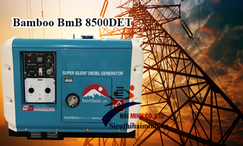 Máy phát điện diesel Bamboo BmB 8500DET được sử dụng rộng rãi