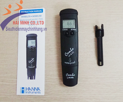 Bút đo pH/EC/TDS/Nhiệt độ HI98129 chính hãng