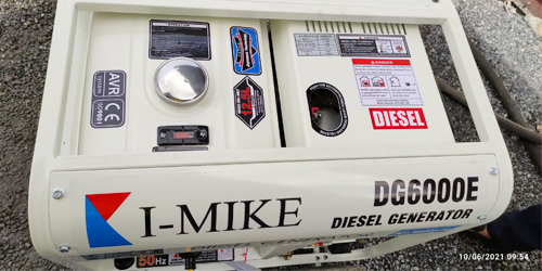 Máy phát điện chạy dầu Diesel I-MIKE 5KVA trần