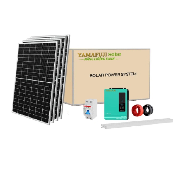 Máy phát điện năng lương mặt trời hybrid Yamafuji 6,2kw (Hòa lưới không lưu trữ)