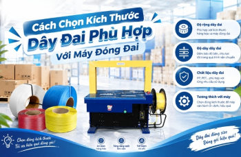 Cách Chọn Kích Thước Dây Đai Phù Hợp Với Máy Đóng Đai 