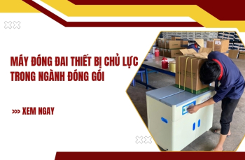 Máy Đóng Đai Thiết Bị Chủ Lực Trong Ngành Đóng Gói