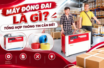 Máy đóng đai là gì? Tổng hợp thông tin cần biết