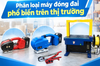Phân loại máy đóng đai phổ biến trên thị trường