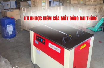 [Tiết lộ] Ưu nhược điểm của máy đóng đai thùng ít ai biết