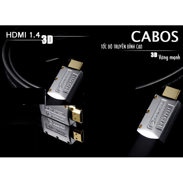 Cáp HDMI CABOS 1.4 (3m) cho Máy chiếu 3d