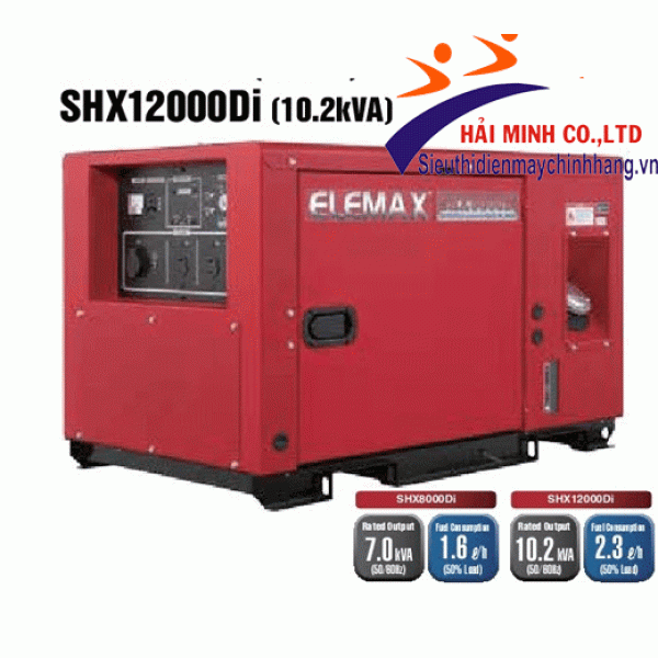 Máy phát điện diesel 1 pha Elemax SHX12000DI (YANMAR)