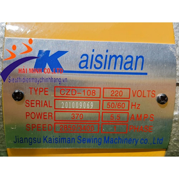 Máy cắt vải đứng Kaisiman CZD-108 5 inch (370W)