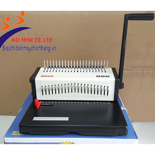 Máy đóng gáy lò xo nhựa Bosser CB-9026A