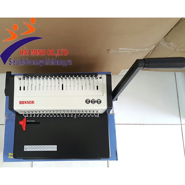 Máy đóng gáy lò xo nhựa Bosser CB-9026A