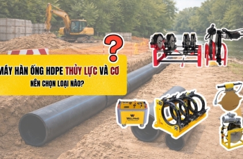 Nên chọn máy hàn ống HDPE thủy lực hay loại cơ cho ống HDPE?