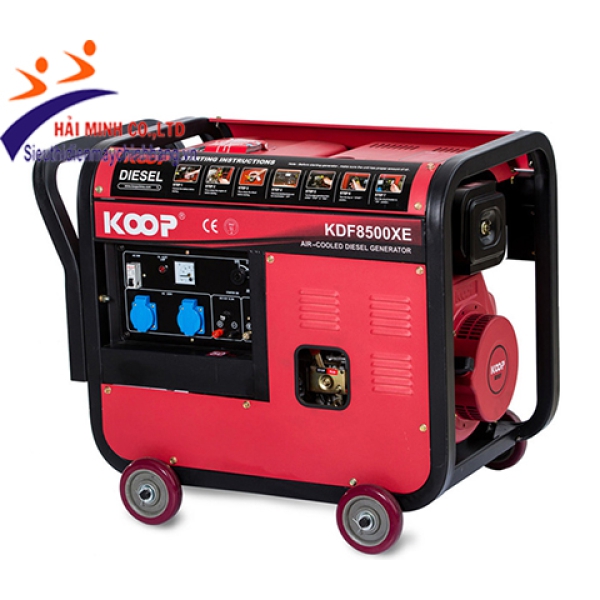 Máy phát điện diesel Koop KDF8500XE(6kva trần)