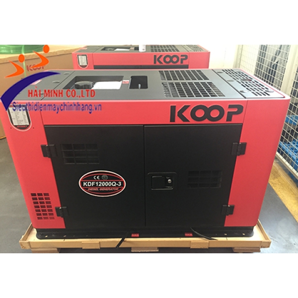 Máy phát điện chống ồn Koop KDF12000Q-3 (11kva 3 pha diesel)