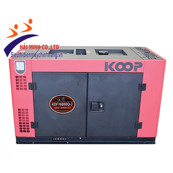 Máy phát điện chống ồn Koop KDF16000Q-3 (11kva 3 pha diesel)