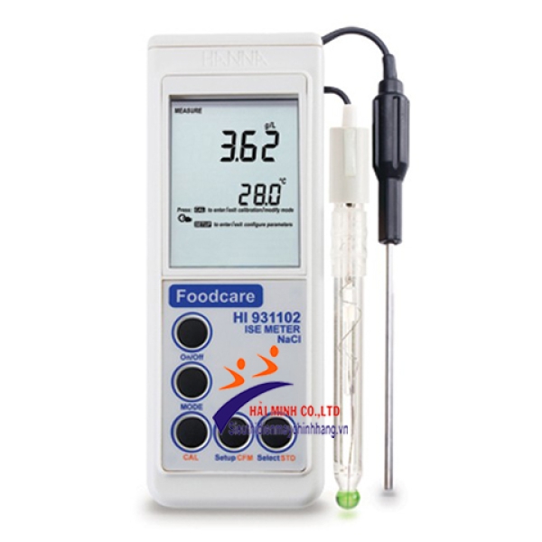 Máy đo độ mặn/ Nhiệt độ Hanna HI931102