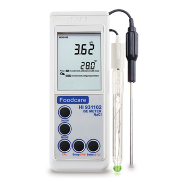 Máy đo độ mặn/ Nhiệt độ Hanna HI931102