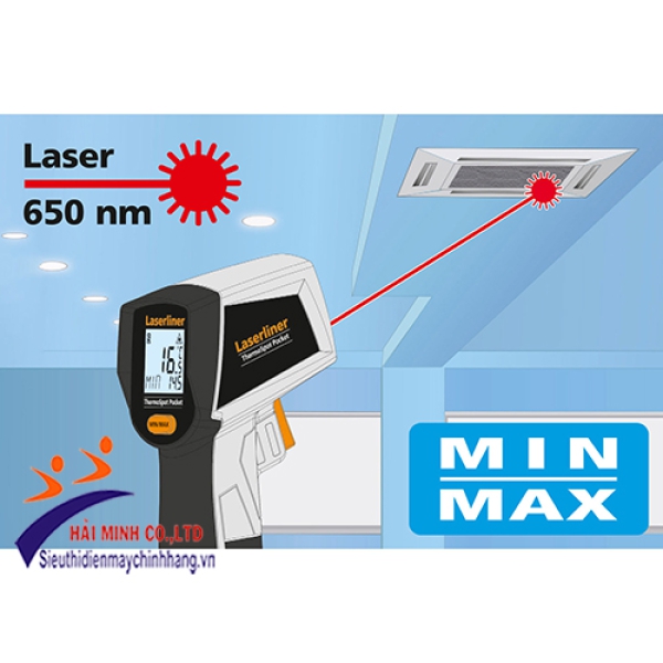Máy đo nhiệt độ bằng hồng ngoại Laserliner 082.440A