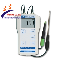 Máy đo pH-nhiệt độ dùng cho thực phẩm Milwaukee MW 102