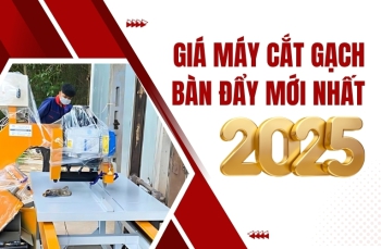 Giá máy cắt gạch bàn đẩy mới nhất 2025
