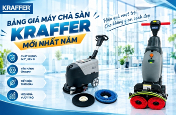 Bảng giá máy chà sàn Kraffer mới nhất năm