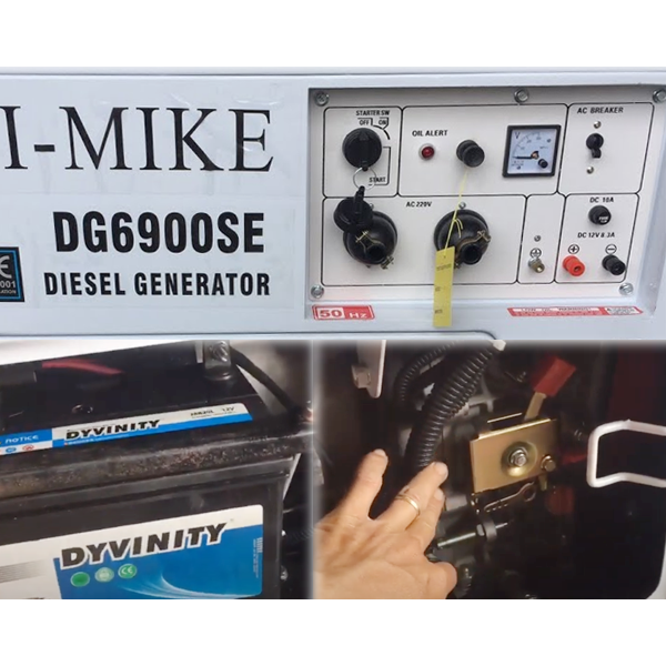 Máy phát điện diesel I-Mike DG6900SE (cách âm thường)