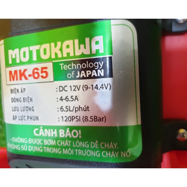 Máy phun thuốc bằng điện Motokawa MK-65
