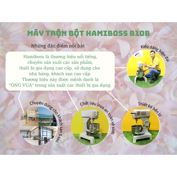 Máy trộn bột Hamiboss-B10B