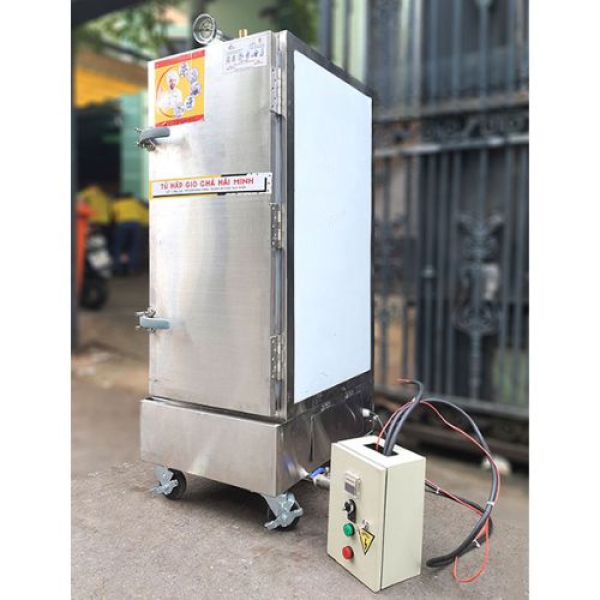 Tủ Hấp Giò Lụa 12 Khay Hải Minh TH - 12 (Inox 304)