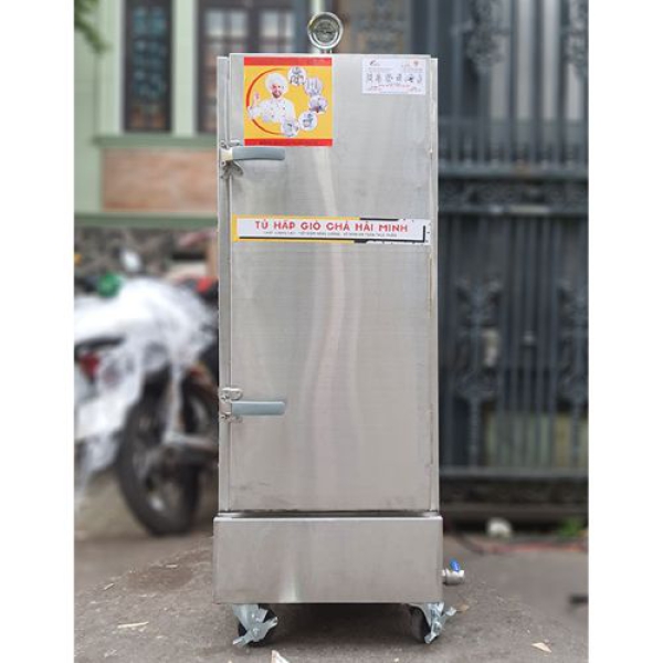 Tủ Hấp Giò Lụa 12 Khay Hải Minh TH - 12 (Inox 304)