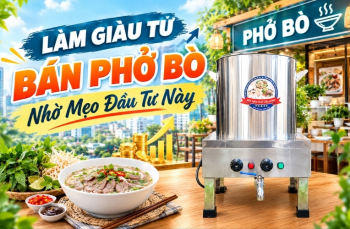 Làm giàu từ bán phở bò nhờ biết mẹo đầu tư này