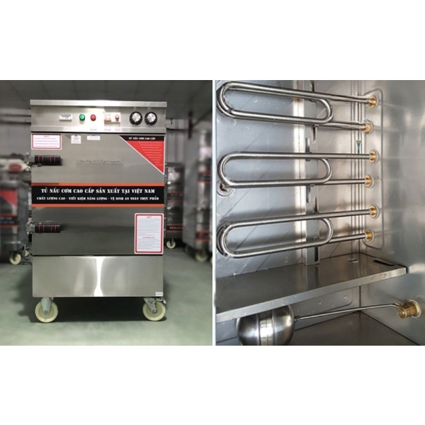 Tủ Hấp Giò Chả , Hấp Cơm 6 Khay Việt Nam VN6