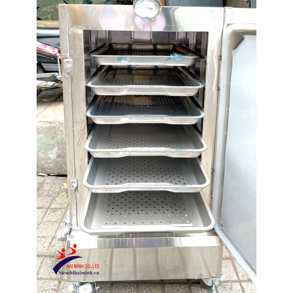 Tủ hấp hấp giò chả 6 khay TH-6 Inox 304