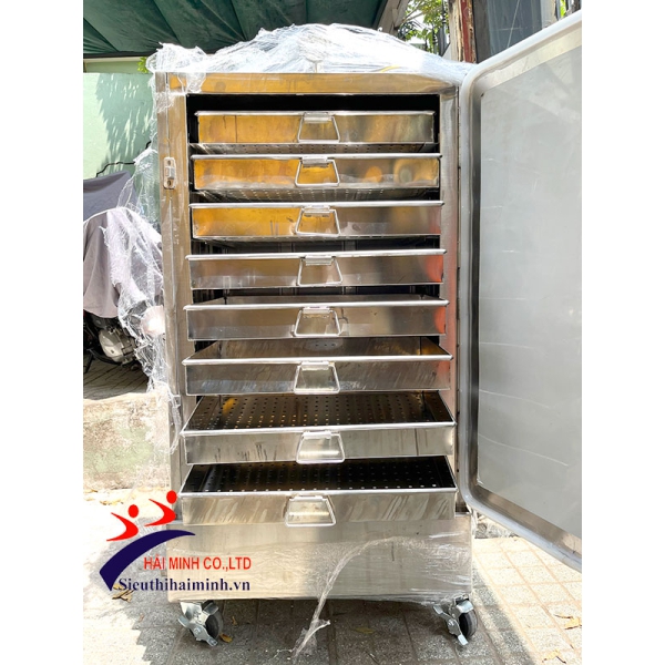 Tủ hấp giò chả 8 khay Hải Minh TH-8  Inox 304