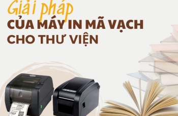 Giải pháp của máy in mã vạch cho thư viện.