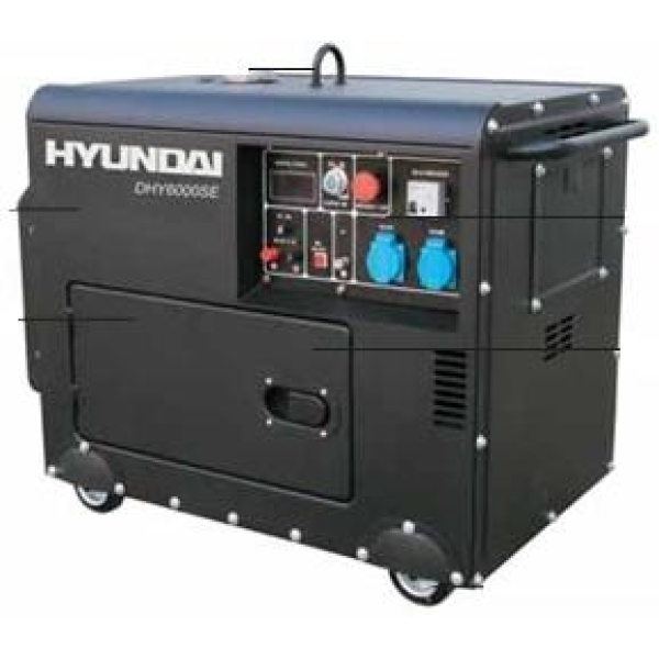 Máy phát điện HYUNDAI DHY 6000SE Diesel