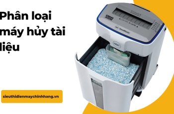 Phân loại máy hủy tài liệu