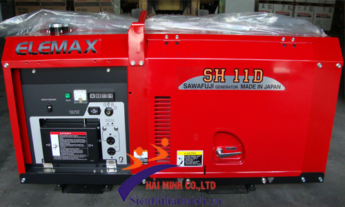 Máy phát điện diesel 1 pha Elemax SH11D (KUBOTA) Japan 8kva