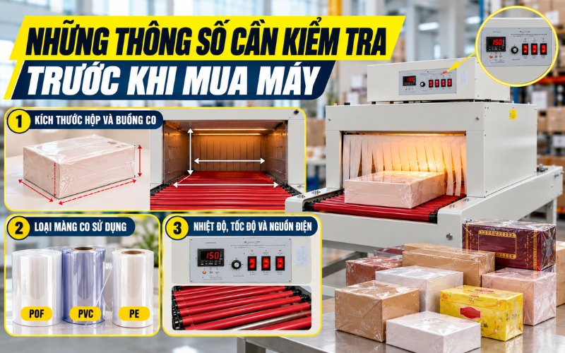 Những thông số cần kiểm tra trước khi mua máy