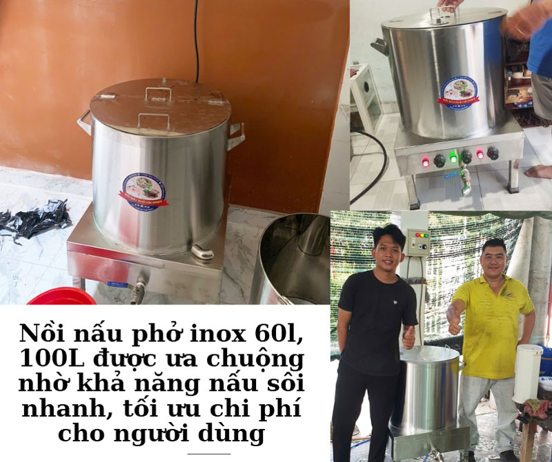 5 nồi phở điện inox được ưa chuộng hiện nay 