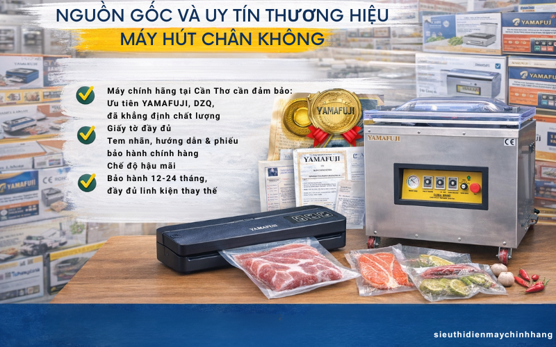 Nguồn gốc và uy tín thương hiệu máy hút chân không