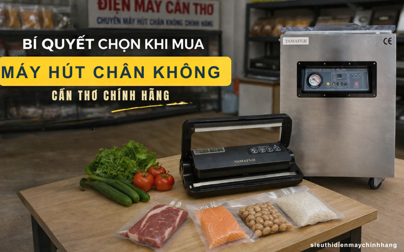 Bí quyết chọn khi mua máy hút chân không tại Cần Thơ chính hãng