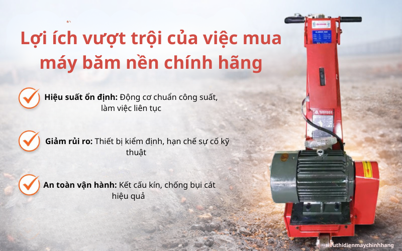 Lợi ích vượt trội của việc mua máy băm nền chính hãng