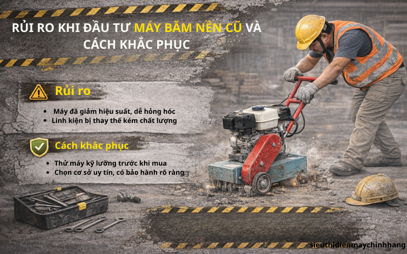 Rủi ro khi đầu tư máy băm nền cũ và cách khắc phục