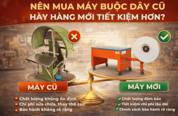 Nên Mua Máy Buộc Dây Cũ Hay Hàng Mới Tiết Kiệm Hơn