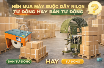 Nên Mua Máy Buộc Dây Nilon Tự Động Hay Bán Tự Động