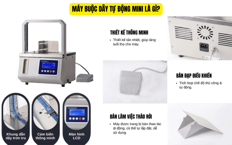 Máy buộc dây tự động mini là gì?