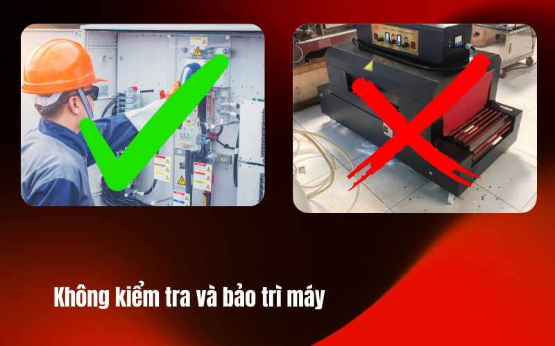 CẢNH BÁO 05 sai lầm tuyệt đối tránh khi máy co màng đang hoạt động